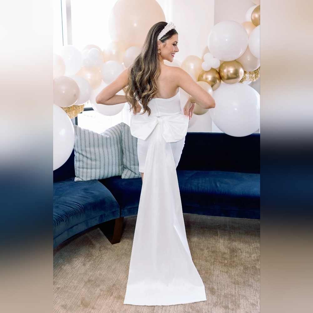 Hazel and Olive Lovely Day Bowtiful Bride Dress